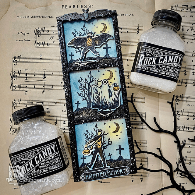 Distress Rock Candy Halloween Panel by Tami Bastiaans