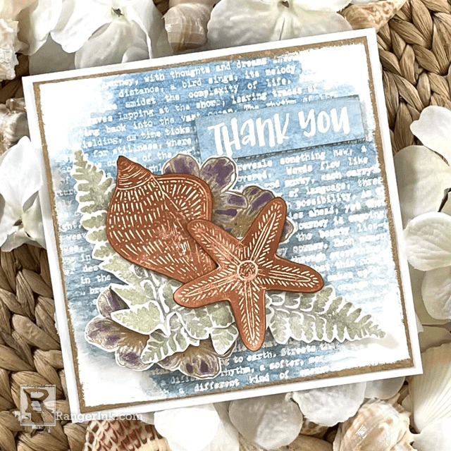 Perfect Pearls Beachscape Card by Lauren Bergold