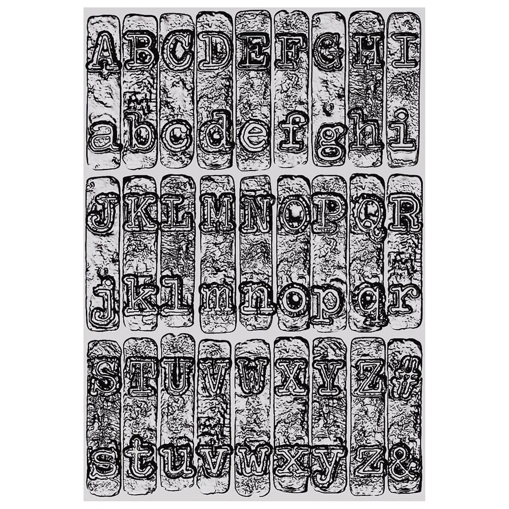 Tim Holtz Sizzix 3-D Texture Large Embossing Folder Typewriter Cutting Dies Tim Holtz Other 