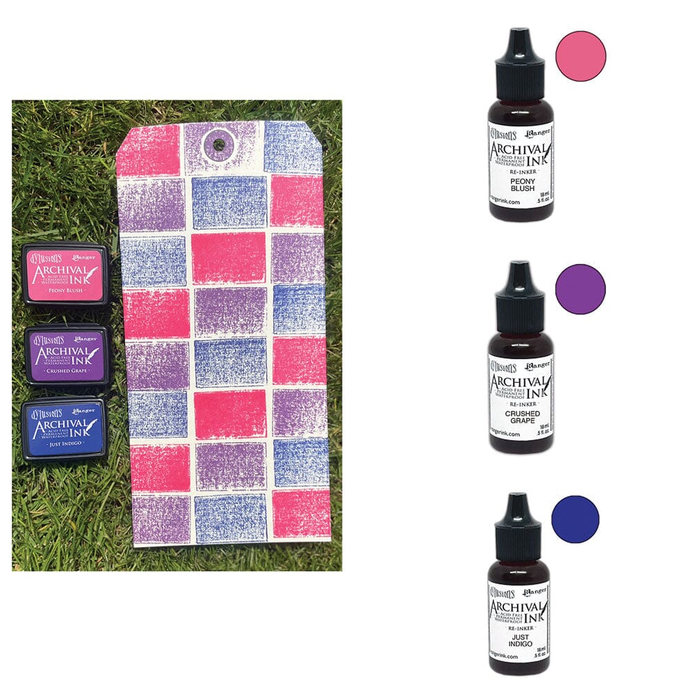 Dylusions Archival Re-Inker Crushed Grape 0.5oz Ink Dylusions 