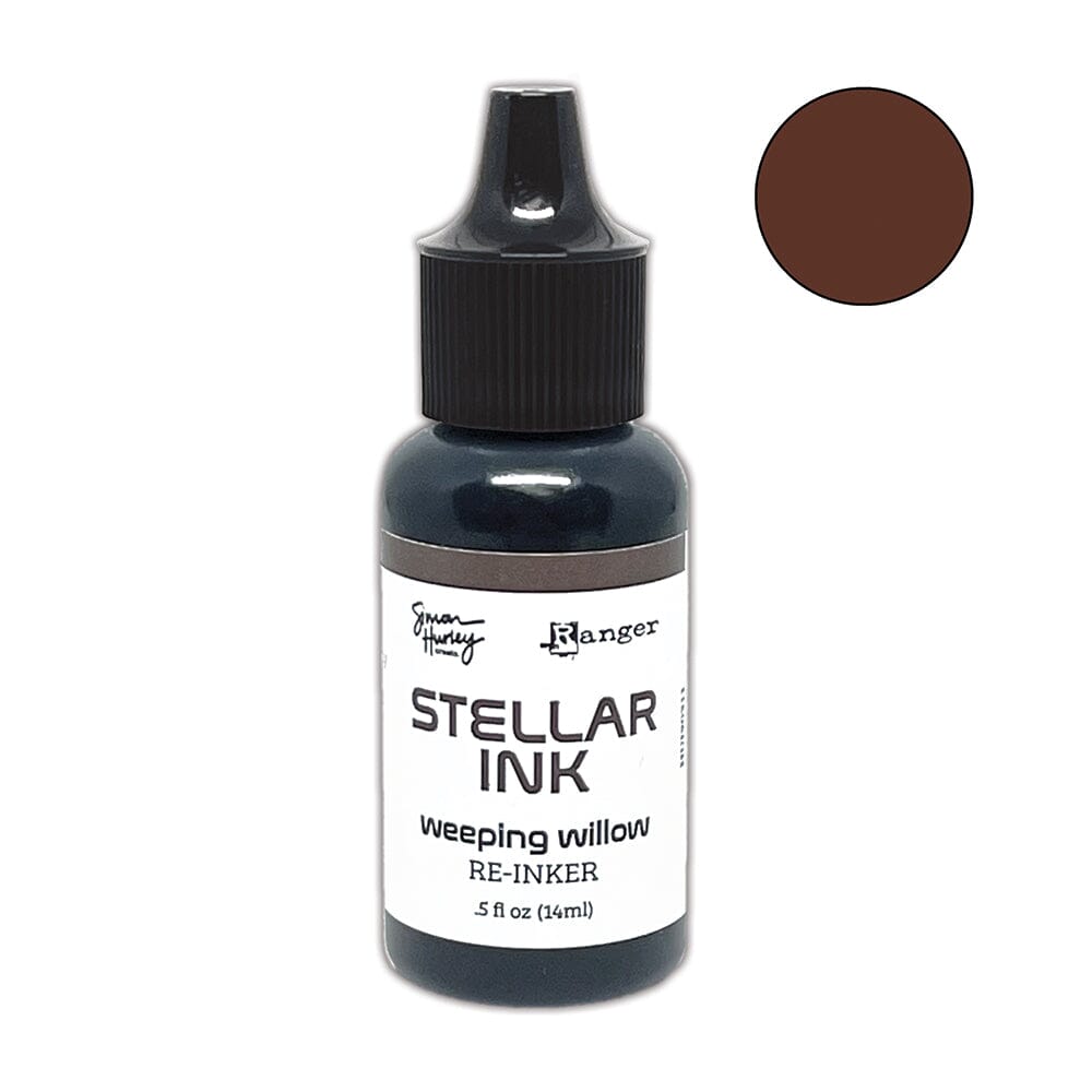 Simon Hurley create. Stellar Dye Ink Re-Inker, Weeping Willow Ink Simon Hurley 