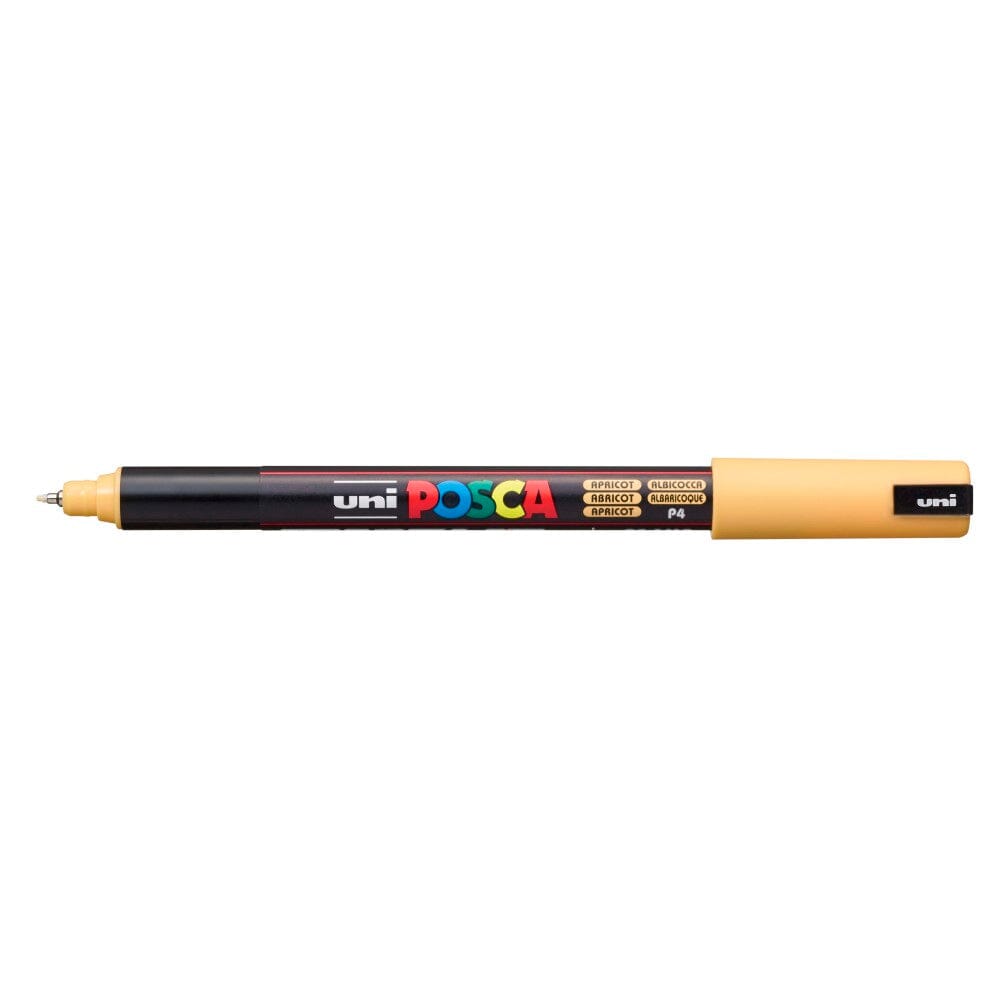 Uni Posca Paint Pen, Ultra-Fine Tip Apricot 1MR Writing & Coloring Posca 