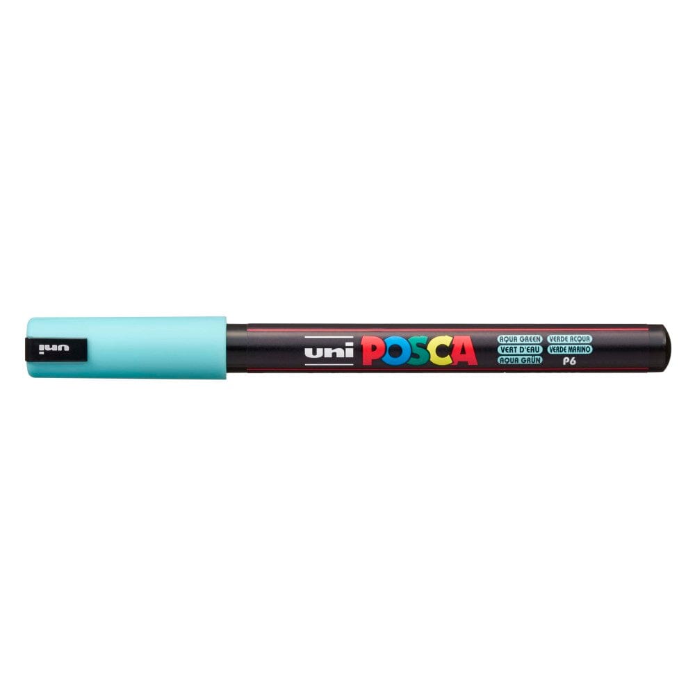 Uni Posca Paint Pen, Ultra-Fine Tip Aqua Green 1MR Writing & Coloring Posca 