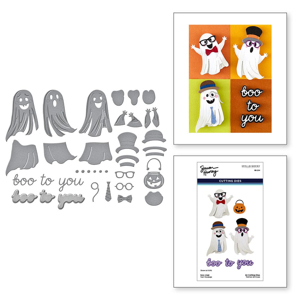 Simon Hurley create. Spellbinders Boo Crew Etched Dies Cutting Dies Simon Hurley 