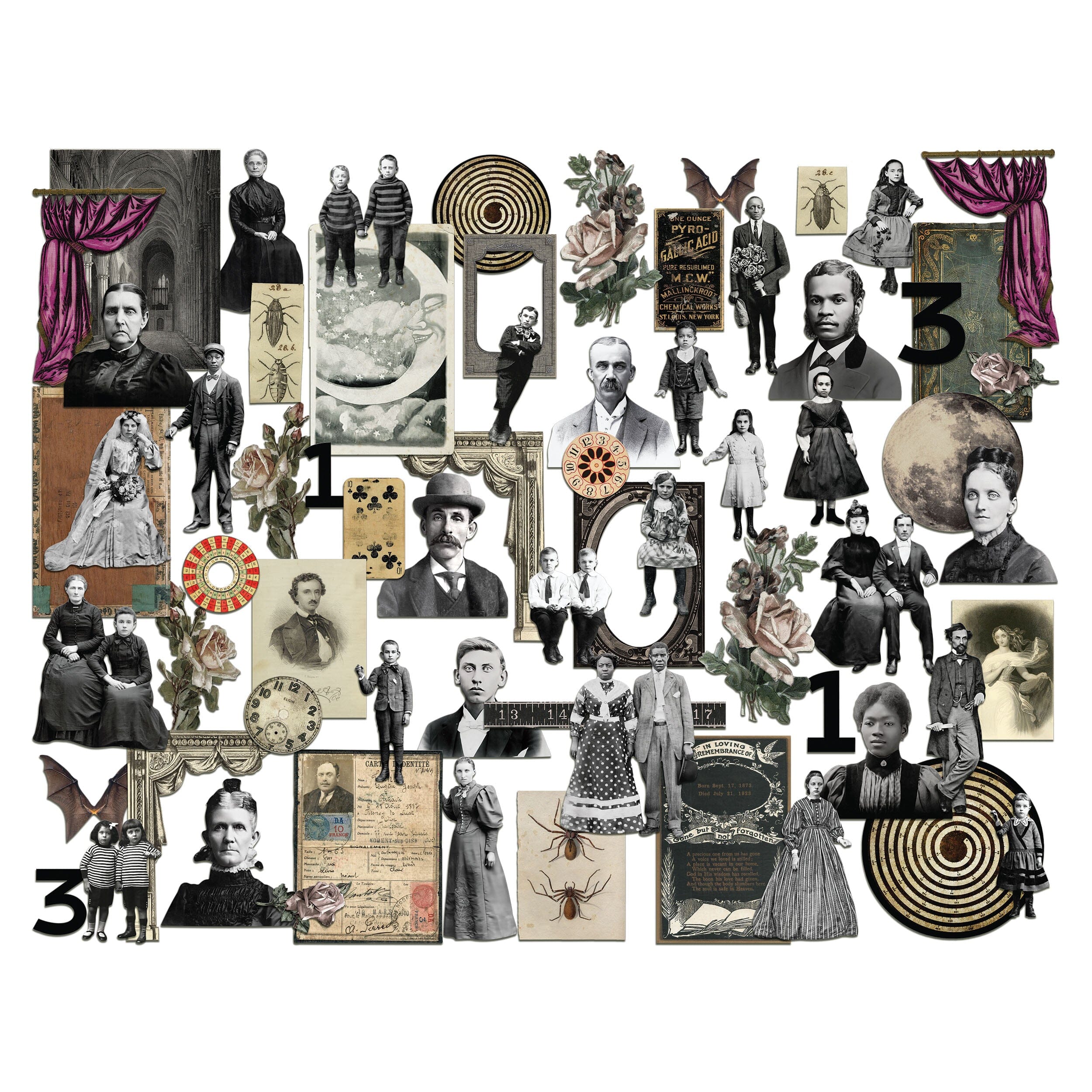 Tim Holtz Idea-ology Layers + Paper Dolls Halloween Tim Holtz Other 