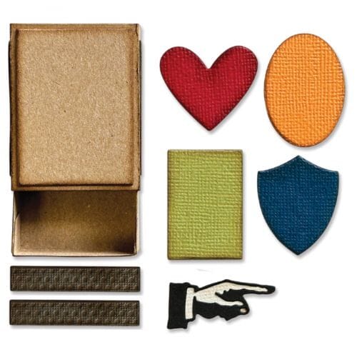 Tim Holtz Alterations by Sizzix Thinlits® Die Set 10PK “ Vault Matchbox Cutting Dies Tim Holtz Other 