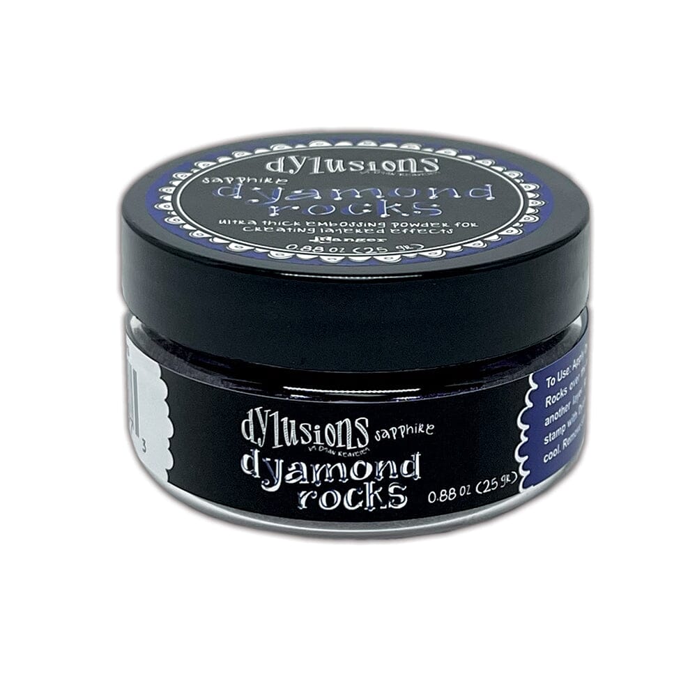 Dylusions Dyamond Rocks - Sapphire Powders Dylusions 