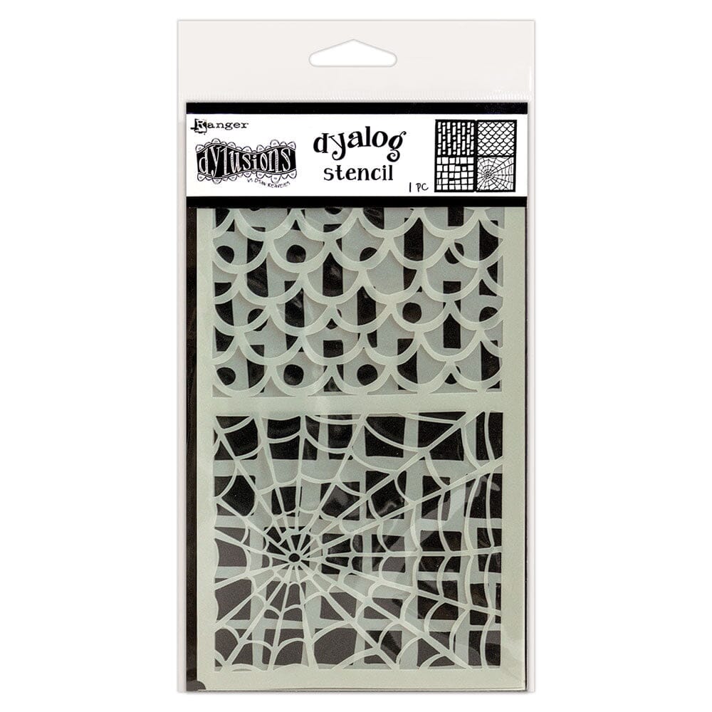 Dylusions Dyalog Stencil - Stencil It Too Stencil Dylusions 