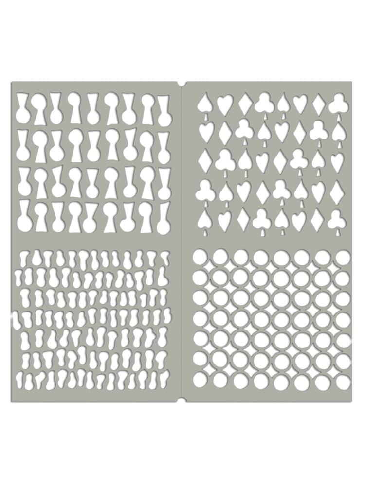 Dylusions Dyalog Stencil - Stencil It Again Stencil Dylusions 