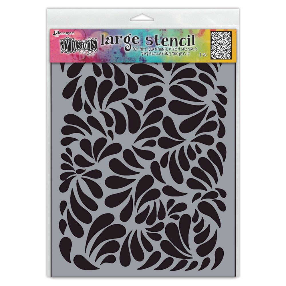 Dylusions Stencil Large Brush Strokes Stencil Dylusions 