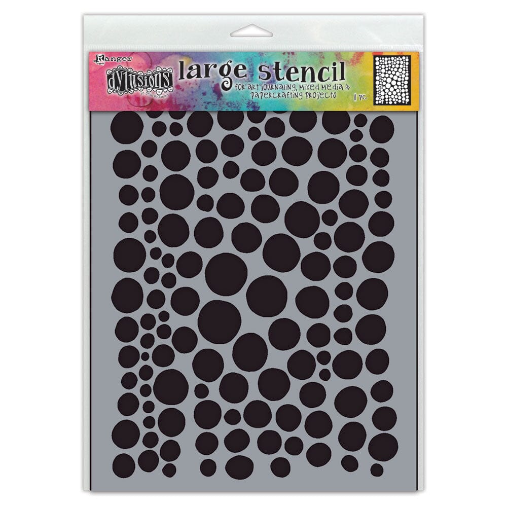 Dylusions Stencil Large Drip Drops Stencil Dylusions 