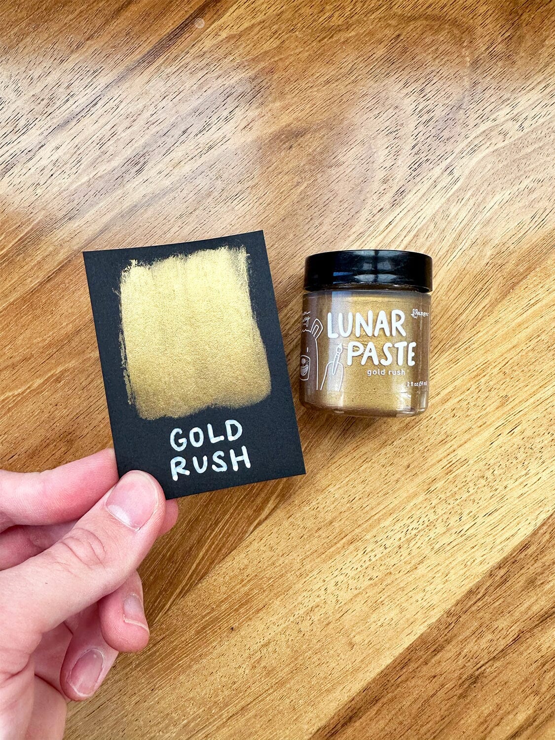 Simon Hurley create. Lunar Paste Gold Rush, 2oz Adhesives & Mediums Simon Hurley 