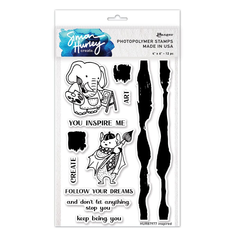 Simon Hurley create. Photopolymer Stamp Inspired Stamps Simon Hurley 