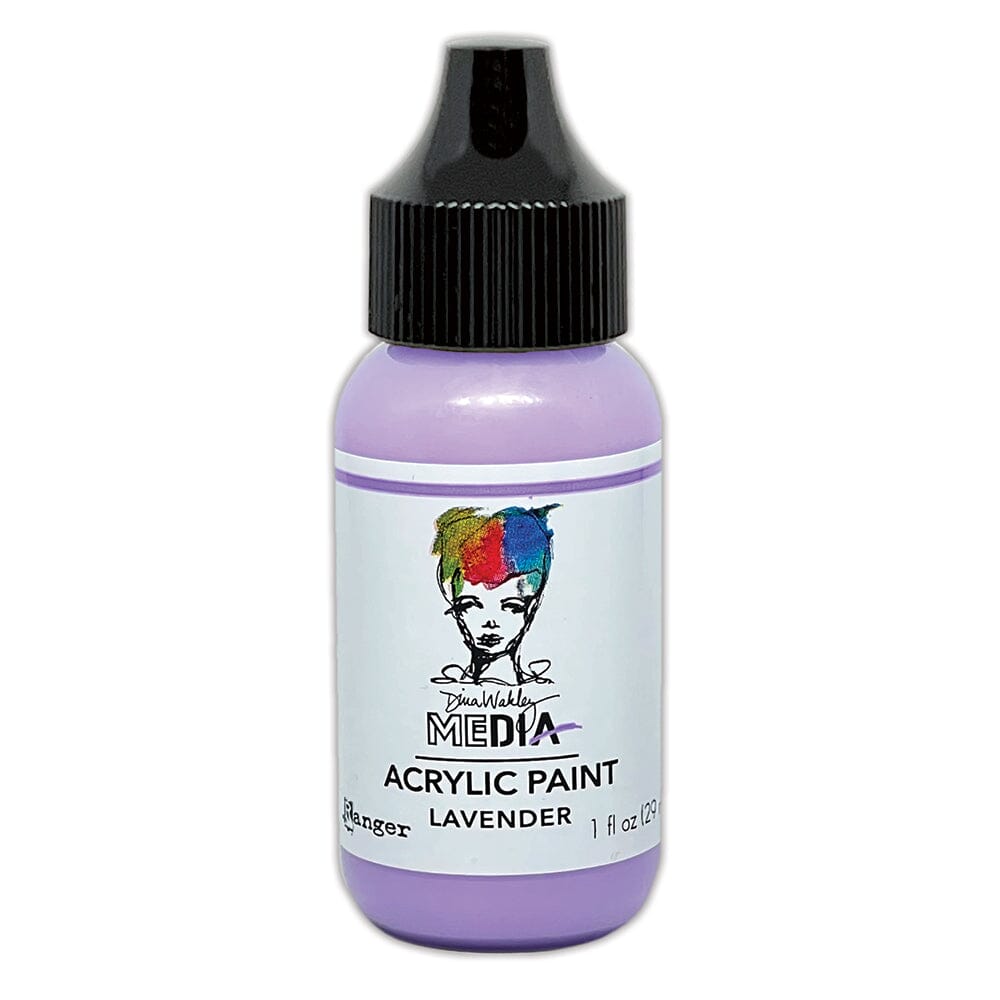 Dina Wakley MEdia Acrylic Paint Lavender, 1oz Paint Dina Wakley Media 