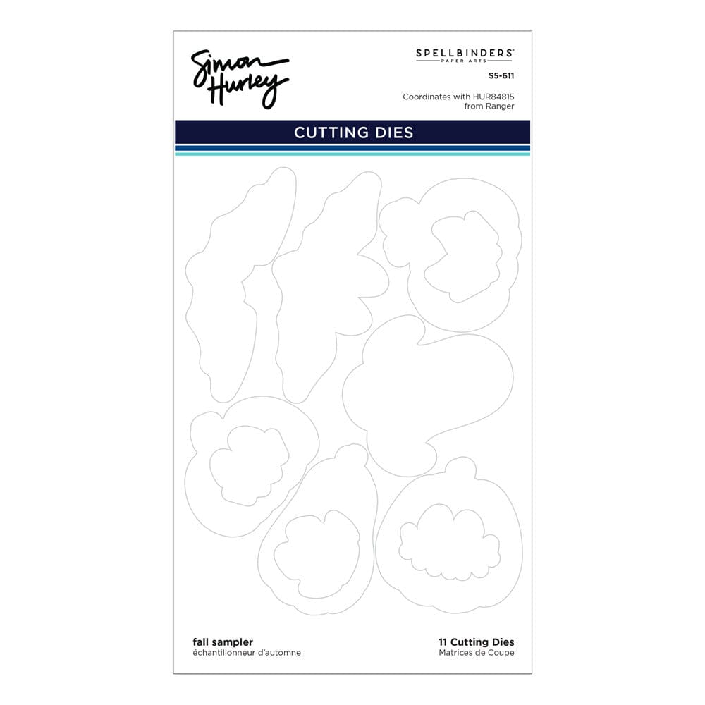 Simon Hurley create. Spellbinders Fall Sampler Die Cutting Dies Simon Hurley 