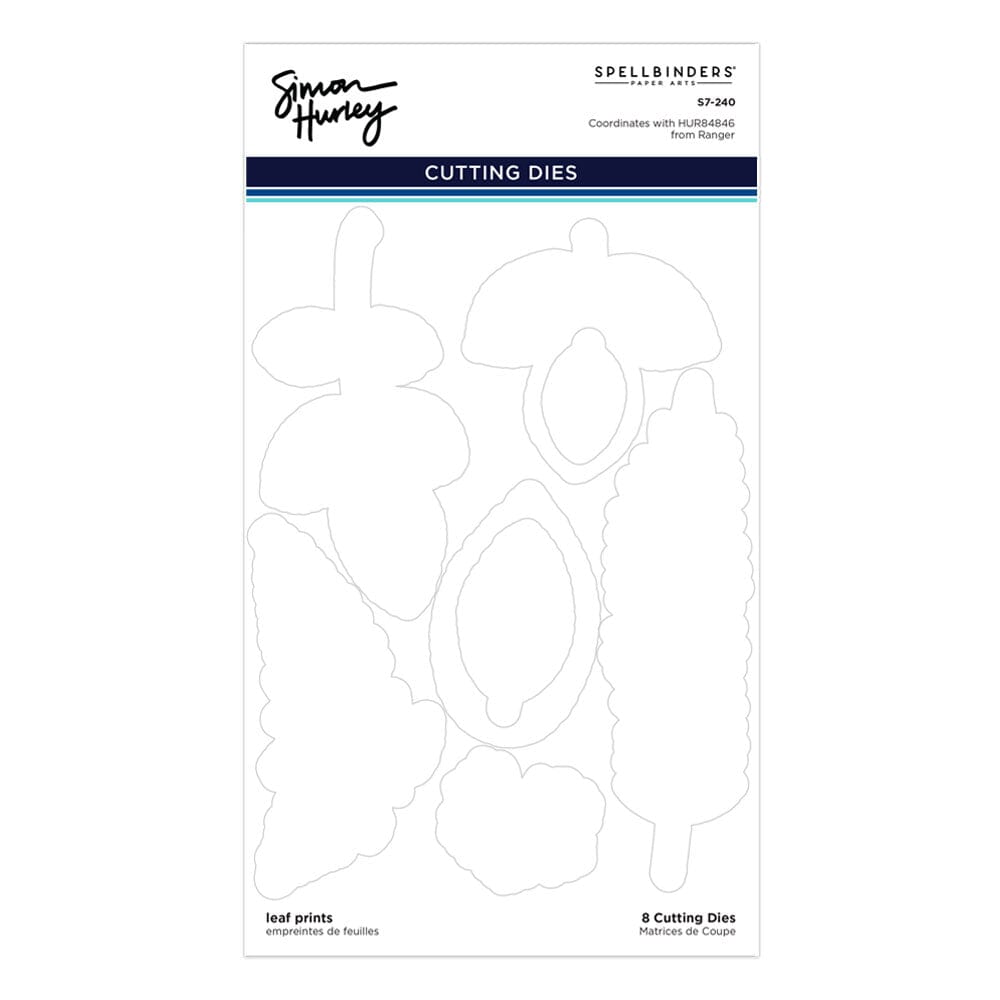 Simon Hurley create. Spellbinders Leaf Prints Die Cutting Dies Simon Hurley 
