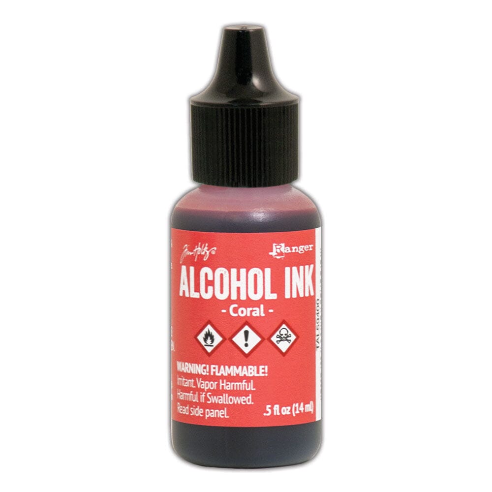 Tim Holtz® Alcohol Ink Coral, 0.5oz Ink Alcohol Ink 