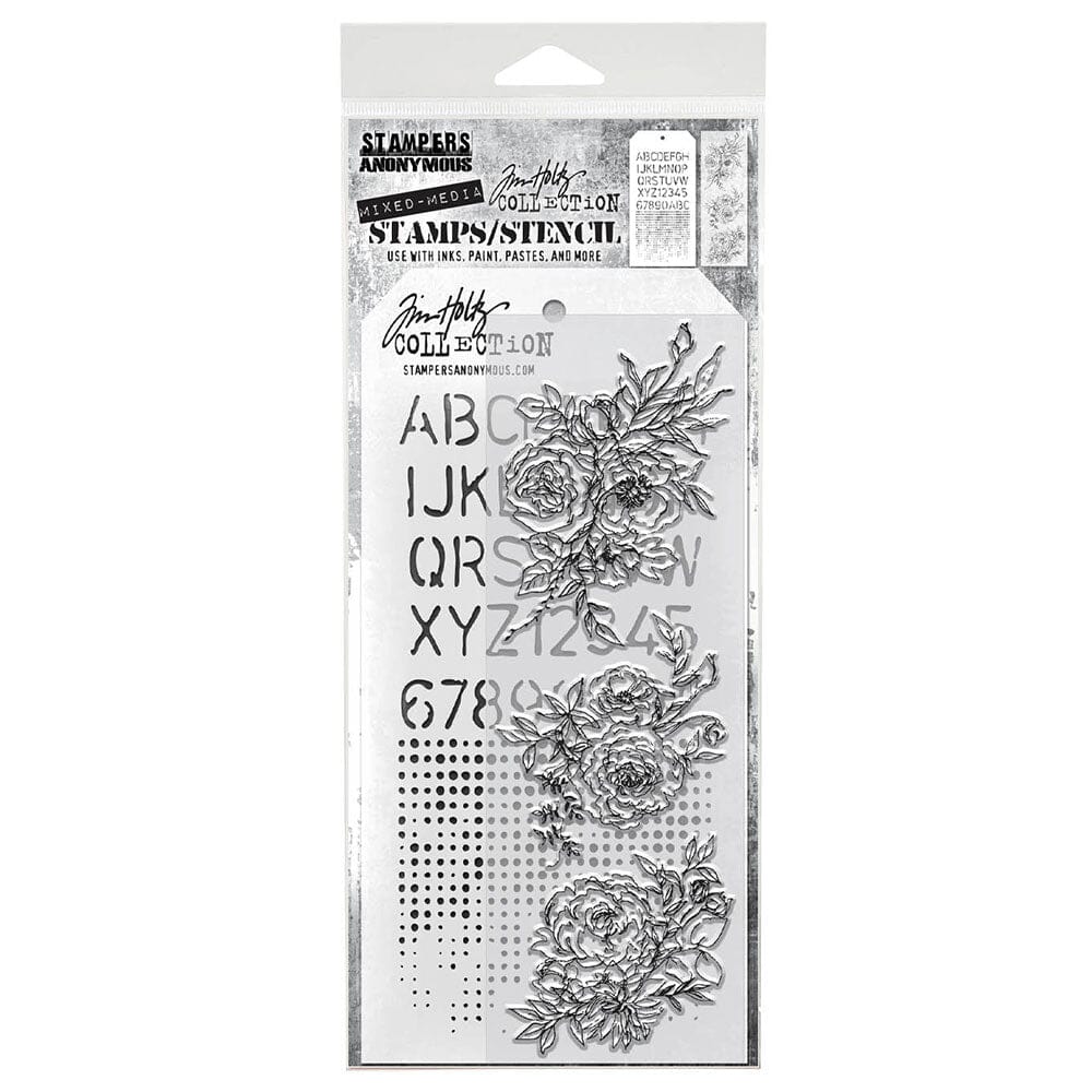 Tim Holtz Stampers Anonymous Stamp & Stencil Mixed Media #38 Stampers Anonymous Tim Holtz Other 